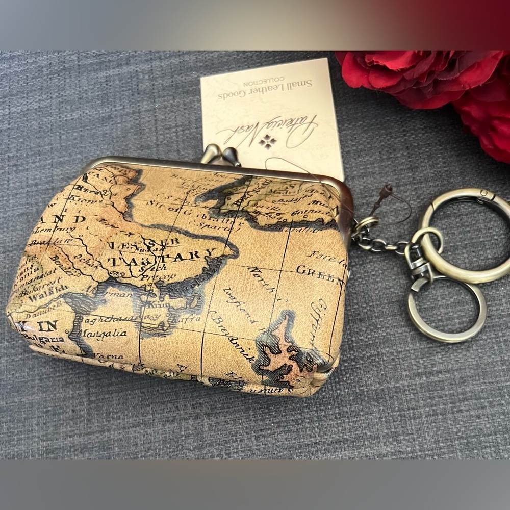 NWT PATRICIA NASH LARGE BORSE WALLET CREDIT CARD HOLDER COIN PURSE RFID
